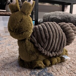 Jellycat Plush Snail Toy - Olive and Taupe